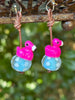 Flamingo Chill Earrings | Allison Craft Designs