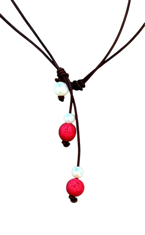 Coral Blossom Necklace | Allison Craft Designs