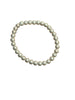 Silver “Pearl”Stretch Bracelet | Allison Craft Designs