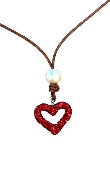 Sparkling Heart Necklace | Allison Craft Designs