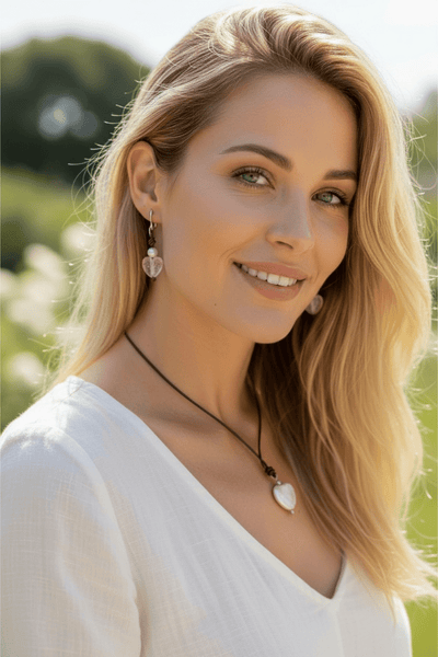 Pearl Whisper Heart Necklace | Allison Craft Designs