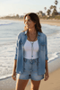 Azure Drift Circles Necklace | Allison Craft Designs
