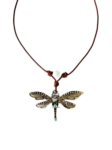 Dragonflies at Sunset Necklace | Allison Craft Designs