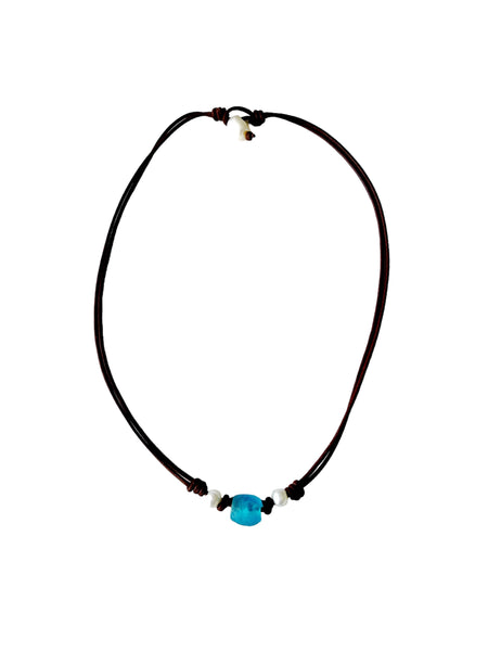 Balance in Blu Necklace | Allison Craft Designs