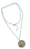 Turquoise Dreams Medallion Necklace | Allison Craft Designs