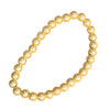 Golden “Pearl”Stretch Bracelet | Allison Craft Designs