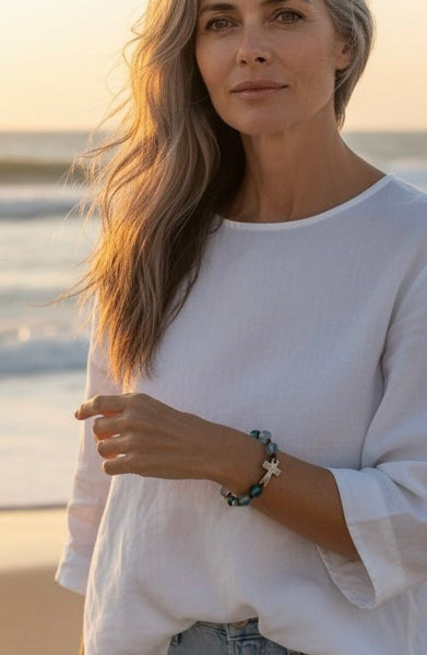 Waves of Faith Bracelet | Allison Craft Designs