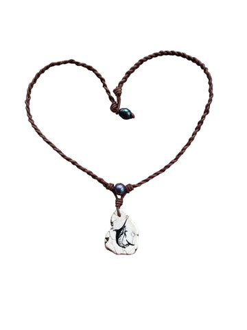 Marine Majesty Turquoise & Pearl Necklace | Allison Craft Designs