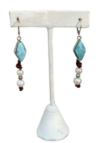 Atlantis Sky Earrings | Allison Craft Designs