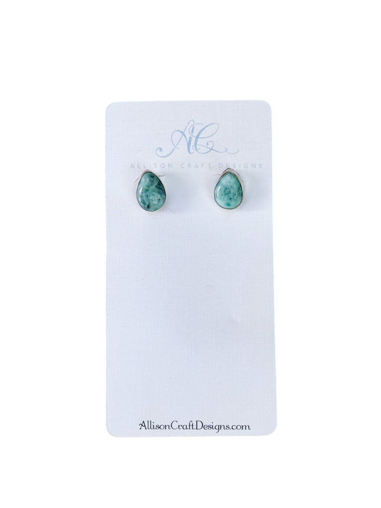 Atlantis Teardrop Studs | Allison Craft Designs