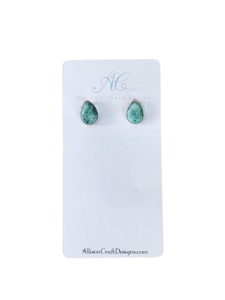 Atlantis Teardrop Studs | Allison Craft Designs