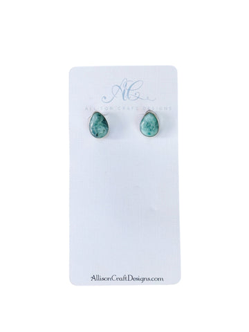 Atlantis Teardrop Studs | Allison Craft Designs