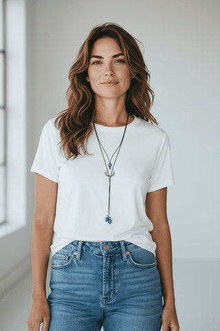 Sea Glass Horizon Necklace | Allison Craft Designs