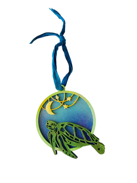 Sealife Ornament Turtle | Allison Craft Designs