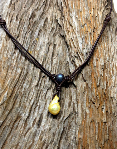 Golden Sunset Necklace | Allison Craft Designs