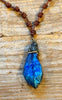 Azure Flame Necklace | Allison Craft Designs