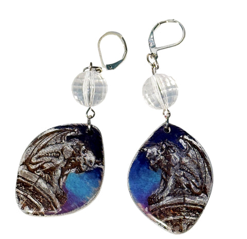 Gothic Gargoyle Earrings | Allison Craft Designs