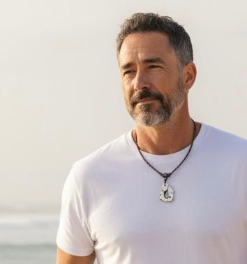 Marine Majesty Turquoise & Pearl Necklace | Allison Craft Designs