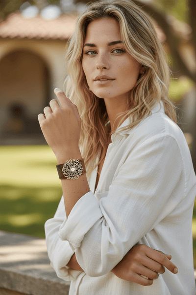 Filigree Pearl Cuff | Allison Craft Designs