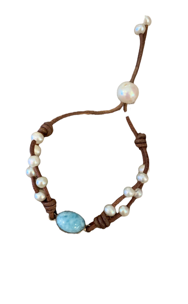 atlantis eye bracelet allison craft designs mermaid Larimar - 2