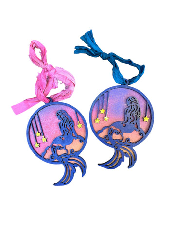 Sealife Ornament Mermaid | Allison Craft Designs