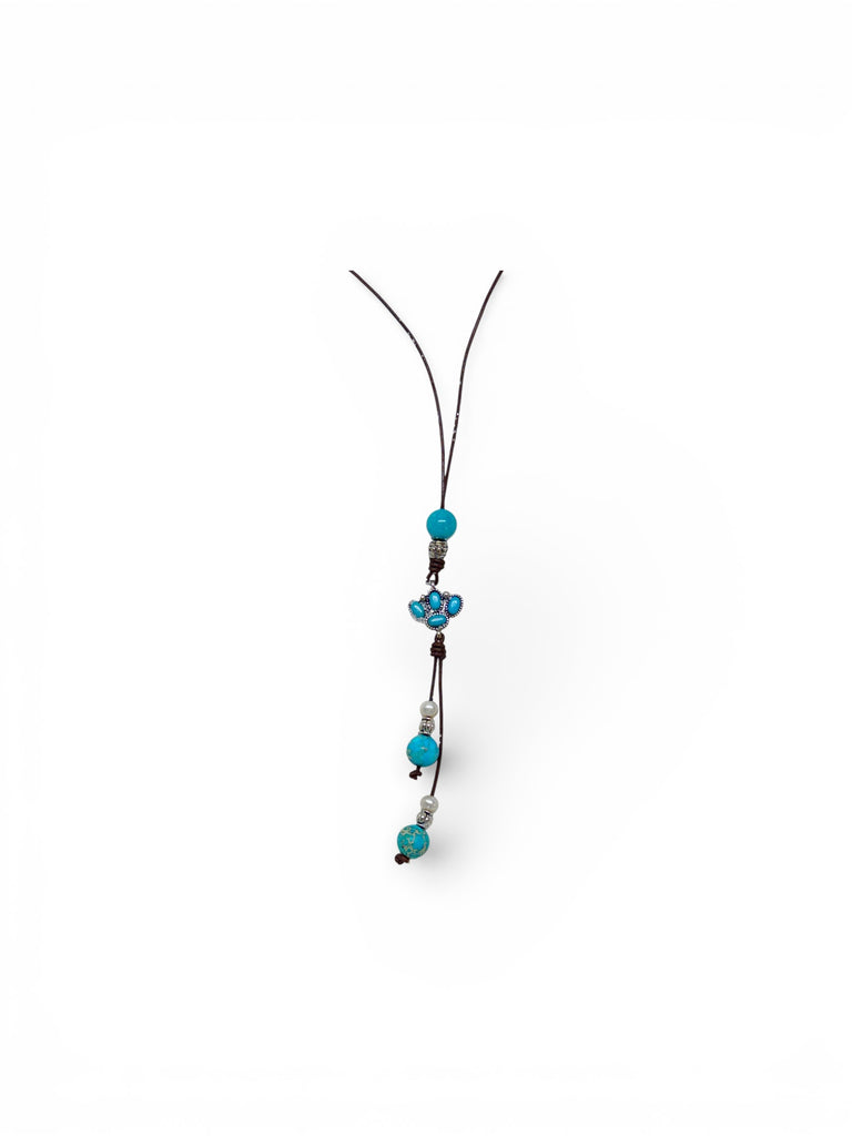 Silver Sage Trail Drop Necklace | Allison Craft Designs