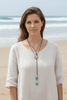 Sea Glass Horizon Necklace | Allison Craft Designs