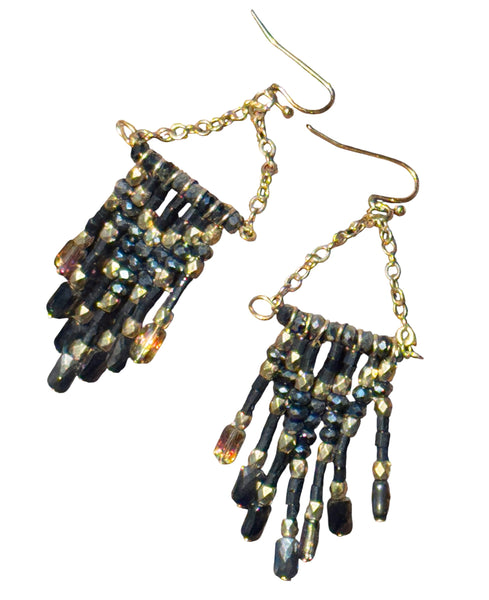 Starry Night Cascade Earrings | Allison Craft Designs