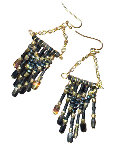 Starry Night Cascade Earrings | Allison Craft Designs