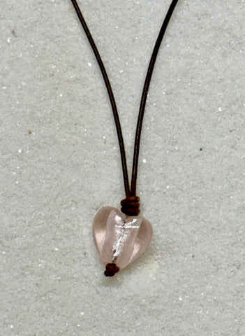 Blush Heart Necklace | Allison Craft Designs