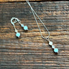 Blue Crystal Glow Necklace | Allison Craft Designs