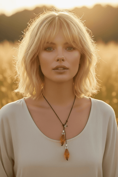 Amber Glow Necklace | Allison Craft Designs