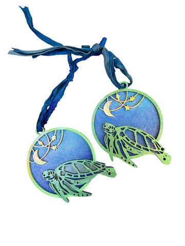 Sealife Ornament Turtle | Allison Craft Designs