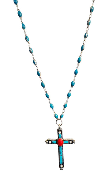 Southwest Spirit Cross Necklace | Allison Craft Designs