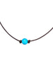 Turquoise Tranquility Leather Strand | Allison Craft Designs