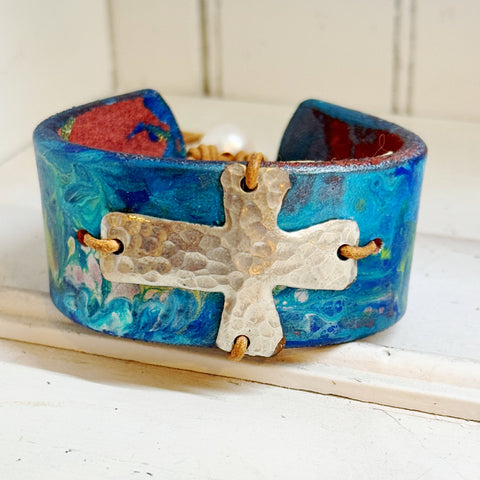Ocean’s Grace Cross Cuff | Allison Craft Designs
