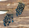Midnight Spark Cascade Earrings | Allison Craft Designs