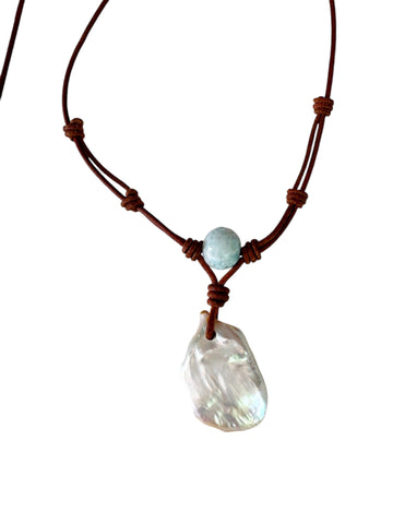 Atlantis Pearl Serenity Necklace | Allison Craft Designs