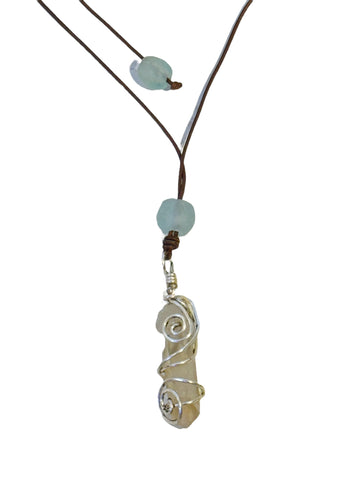 Ocean Serenity Necklace in Aqua | Allison Craft Designs