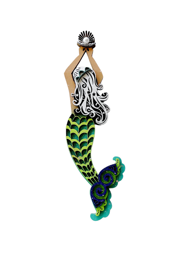 Wood Planking Mermaid | Allison Craft Designs
