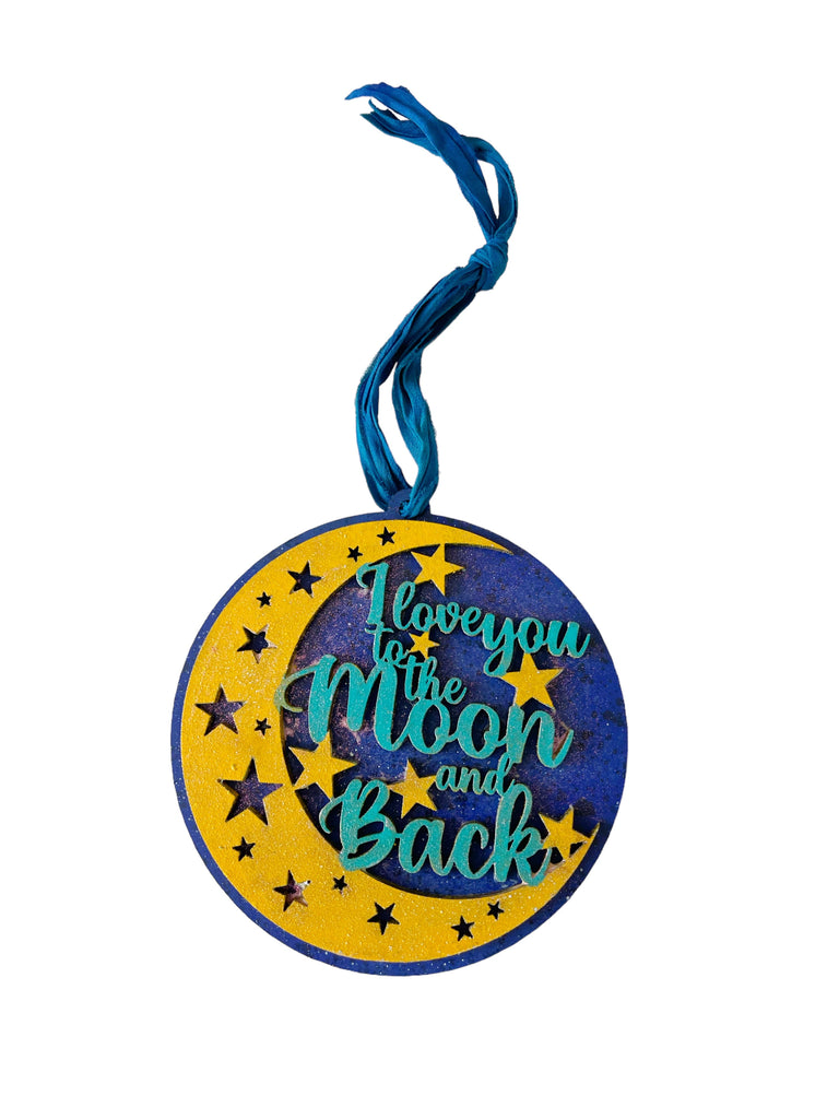 Sealife Ornament To the Moon | Allison Craft Designs