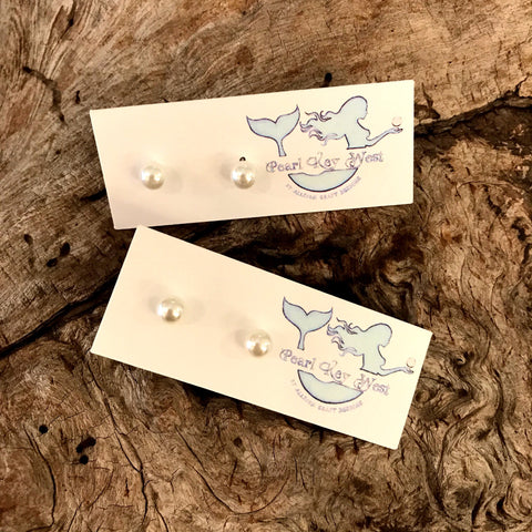 Baby Pearl Stud Earrings | Allison Craft Designs
